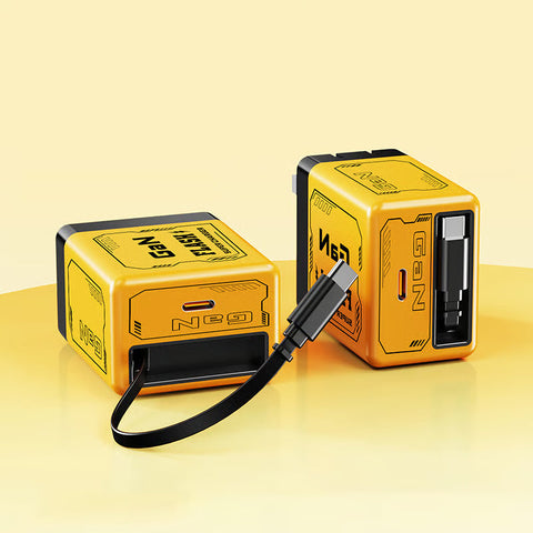 🔥W&O 2-in-1 GaN Compatible with 20W Fast Charger